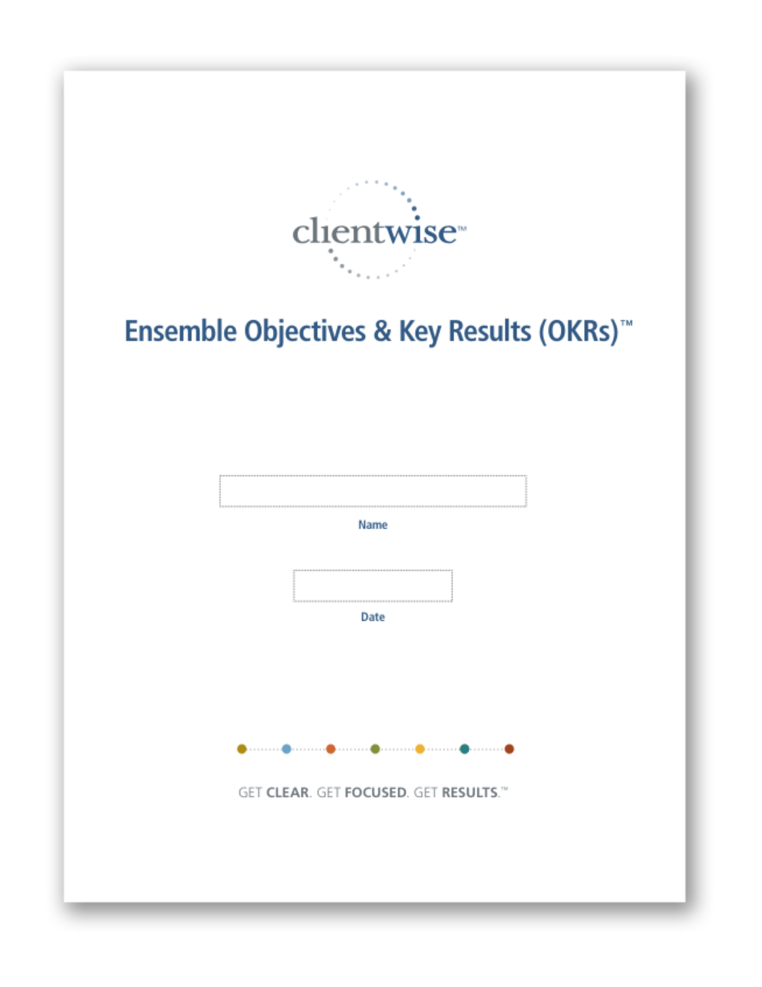 Ensemble OKR Sample Tool Ensemble okr sample tool